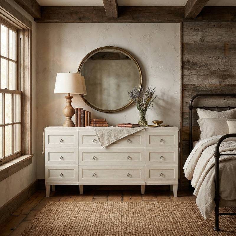 9 Drawer Double Dresser