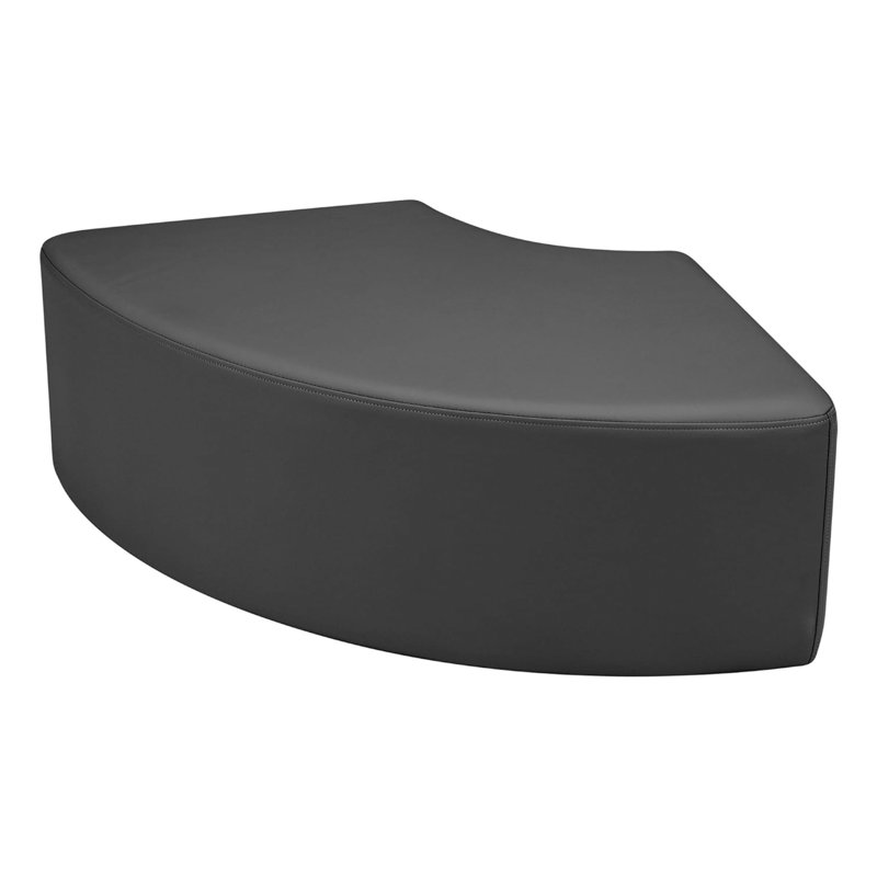 Repose-pieds rembourré Pro Series de 12 po de hauteur Pro Series, Noir
