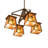 Ferdous 4 - Light Steel Dimmable Lantern Square / Rectangle Chandelier