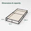 Dekker Metal Platform Bed with Wooden slat support 15cm/6in Height-26614471-103687300