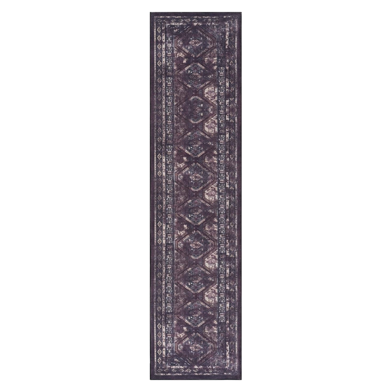 Tapis rectangulaire à motif antidérapant Bohen