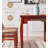 Retro rectangular dining table