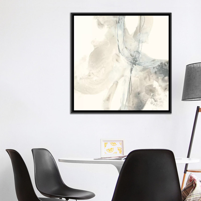 " Divination III " by June Erica Vess, 18" H x 18" W x 1.5" D, Black Framed Canvas, No Mat