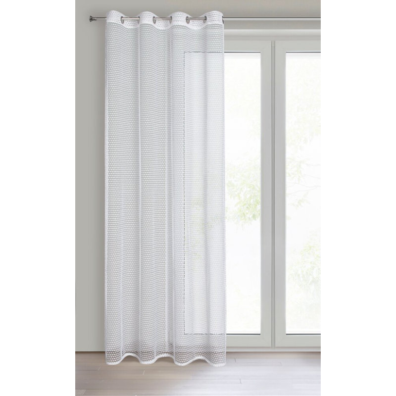 Bryaire Polyester Sheers & Voiles Eyelet Curtain Panel