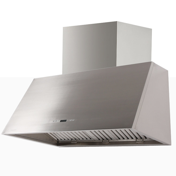 Cavaliere 36 " W Stainless Steel 1200 CFM Ducted (Vented) Wall Range Hood with Baffle Filter