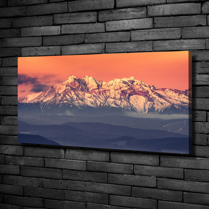 Sunrise Tatra Mountains - No Frame Print on Canvas