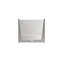 Baignoire autoportante de 35 po en acrylique, forme rectangulaire, blanc (blanc)