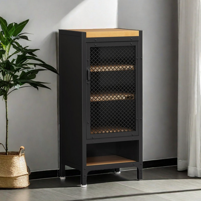 Armoire de rangement pour chaussures vintage en fer 8 paires, H 38,58 po x l 19,68 po x P 12,99 po