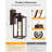2 Pack Oil Rubbed Bronze Outdoor Lights Wall Mount, Dusk to Dawn Wall Lights fo House Outside-328219345