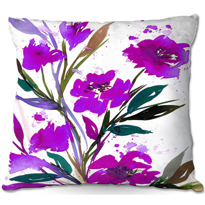 Couch Pocketful Posies Throw Pillow