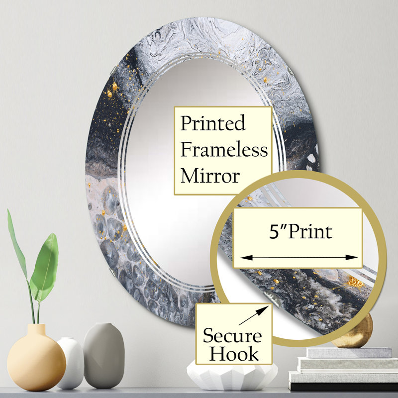 Oval Mirror, 30" x 20"