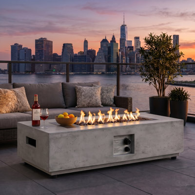 50,000 BTU Outdoor Propane Fire Pit Table