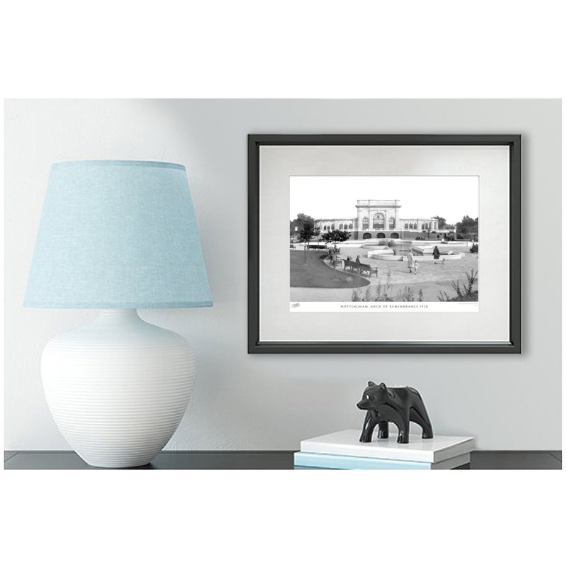 Nottingham, Arch Of Remembrance 1928 - Single Picture Frame Print, 28cm H x 36cm W x 2.3cm D