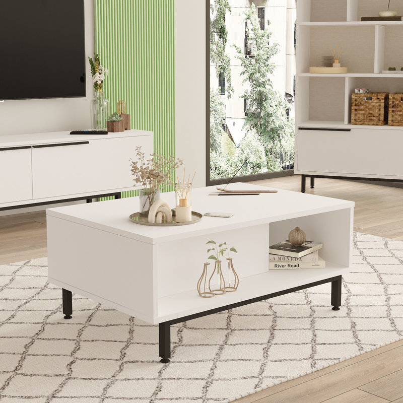 Glorias Coffee Table, White