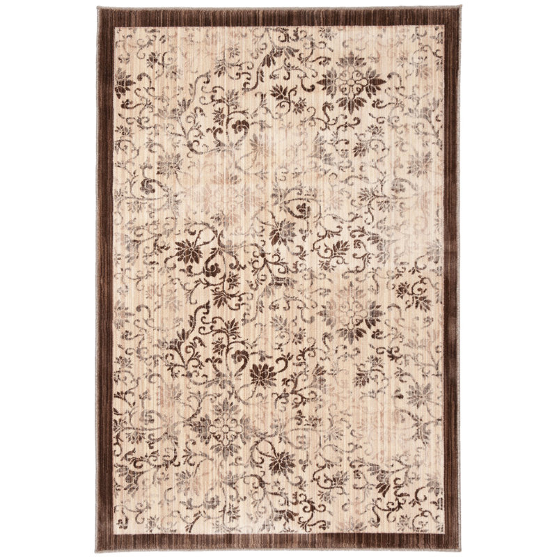 Sarabia Infinity Performance Floral Rug, Rectangle 5'1" x 7'6"