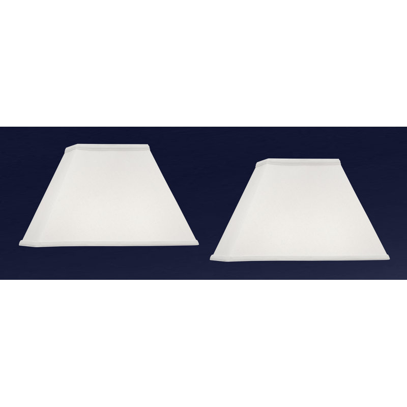 9.5'' H x 9'' W Linen Rectangle Lamp Shade