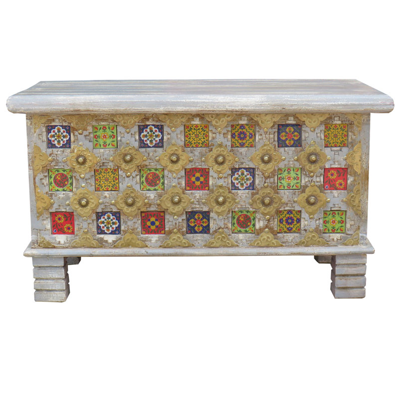 Hysham Blanket Chest, Grey/Aged