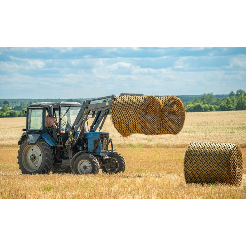 Grand filet à foin rond 5x5ft, 125 lb