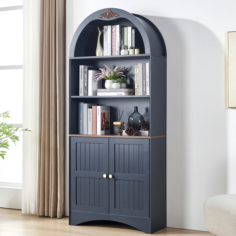 Vitrine 70 po de hauteur avec tablettes réglables, Blue