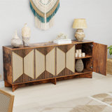 Ceira 70'' Sideboard Buffet Cabinet with Storage Rattan Living Room
