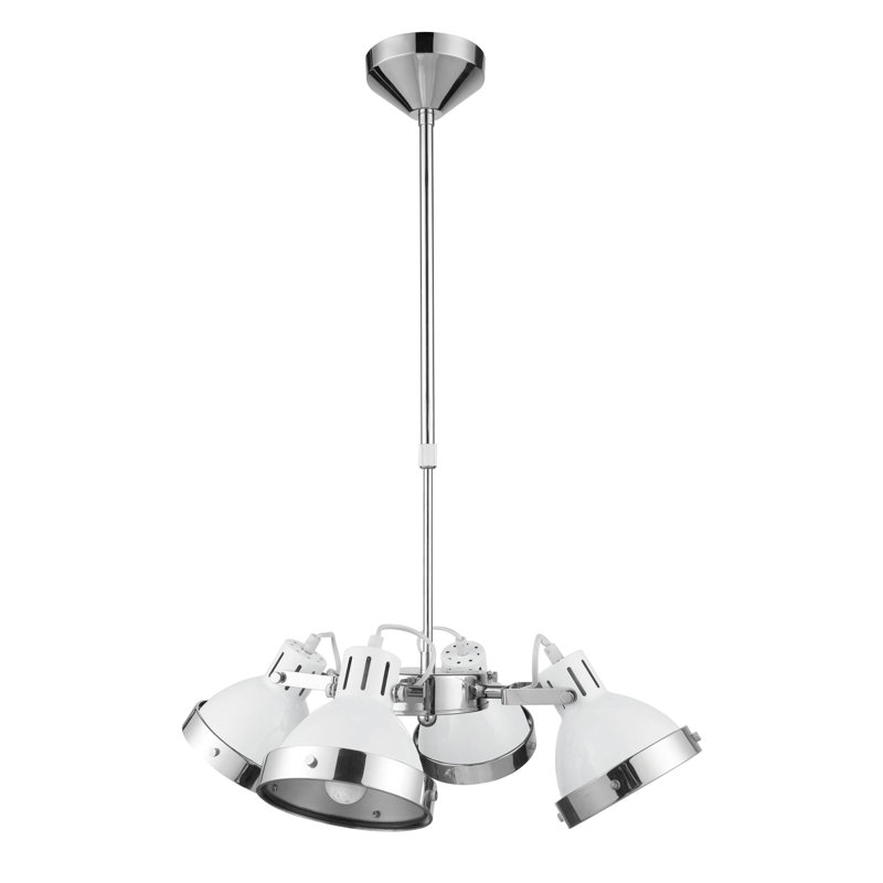 Garby 4 - Light Sputnik Chandelier, White