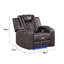 Fauteuil inclinable en similicuir 38 po Senol-1472919438