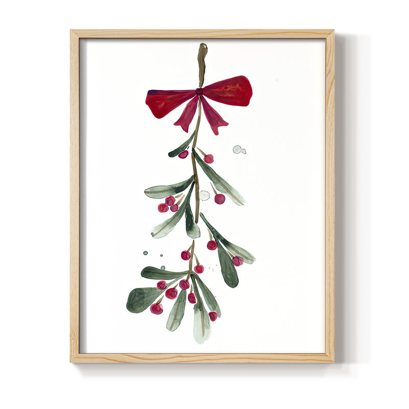 Warm Winter Wishes VI, reproduction encadrée - bois massif, Naturel, H 21 po x l 17 po