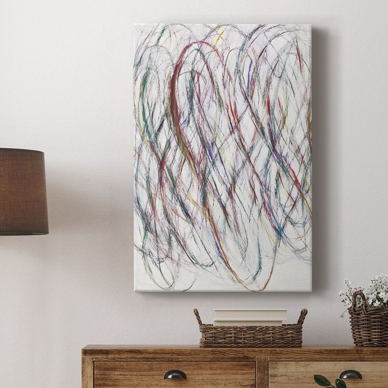 ABSTRACT Series DCCCLV - Cavas de galerie sur mesure, H 60 po x l 40 po