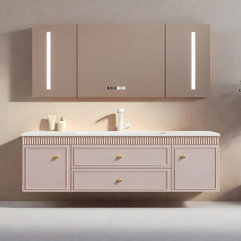 Armoire de salle de bain française, 63"