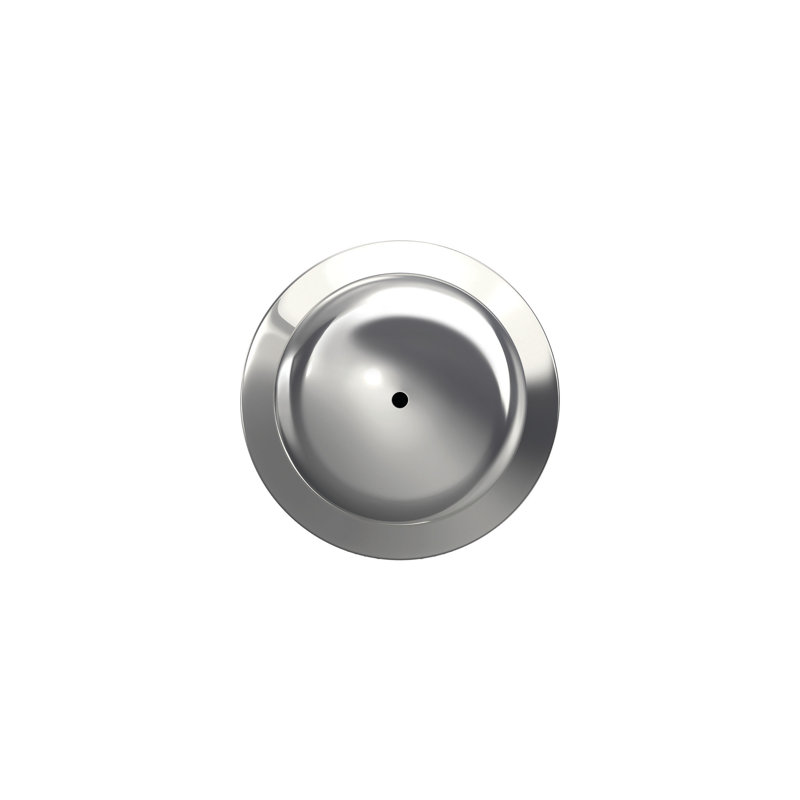 Plymouth Bed and Bath Knob, Bright Chrome