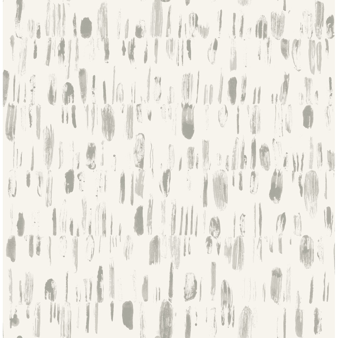 Amrin Dwell Brushstrokes 33' L x 20.5" W Smooth Wallpaper Roll Wade Logan® 