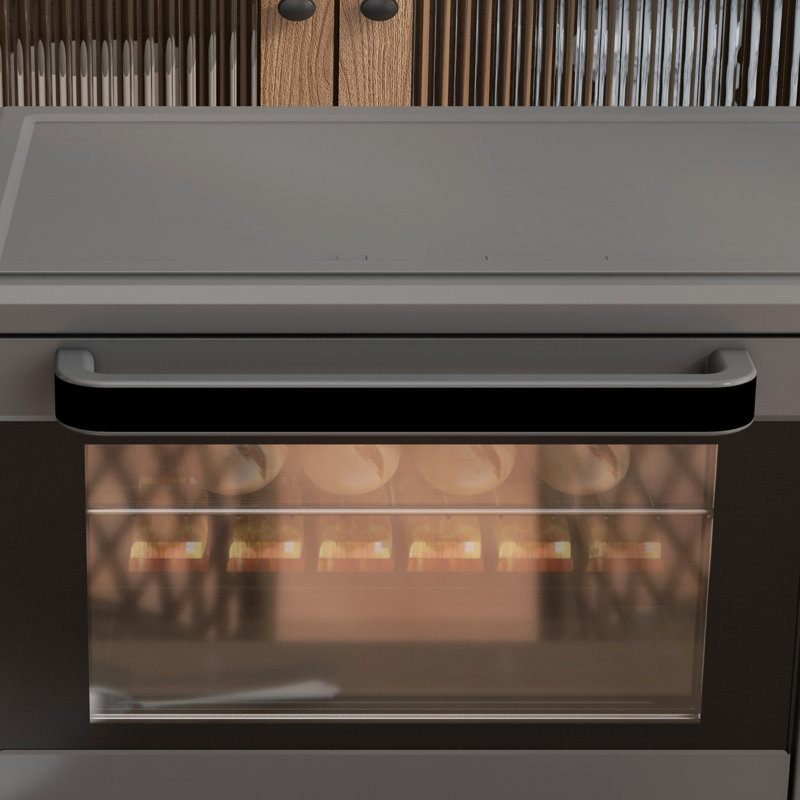 HOMCOM Toaster Oven, Grey