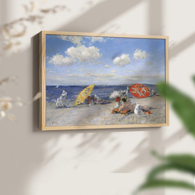 At The Seaside - Reproduction encadrée - Restickable