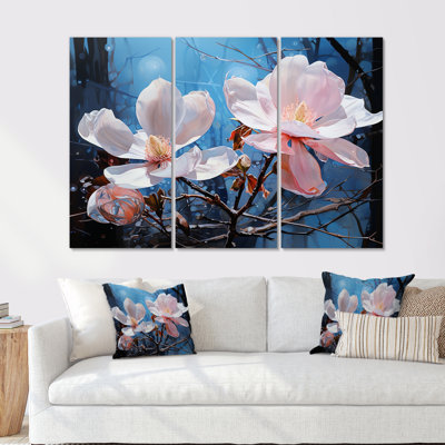 Ensemble d'art mural luxueux Magnolia Tranquility III - Magnolias