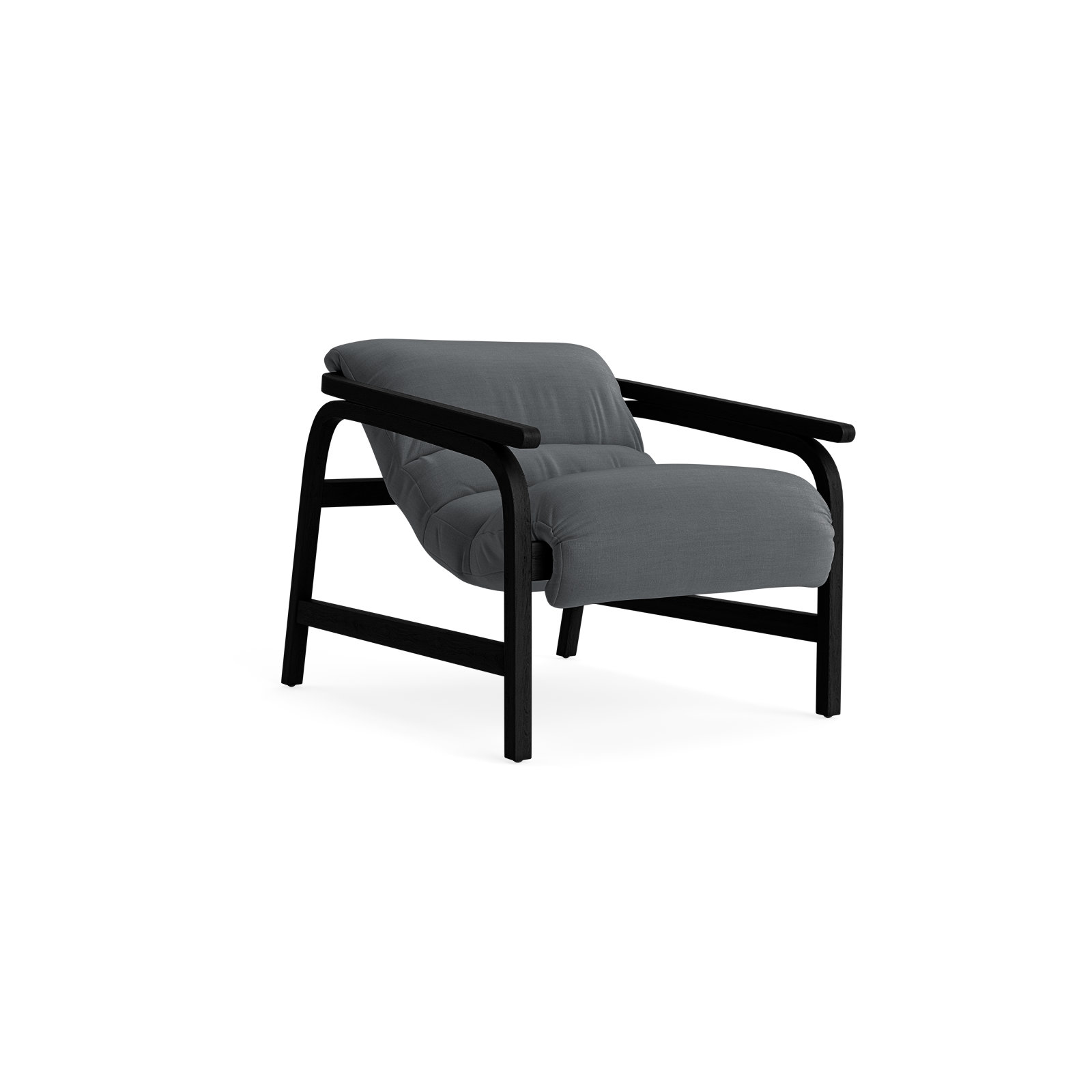 Cellire Chair, Black, Charcoal Polyester