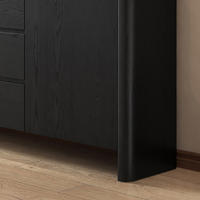 Classic Simple Style Sideboard, Black