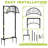 151ft Capacity Garden Hose Holder Stand