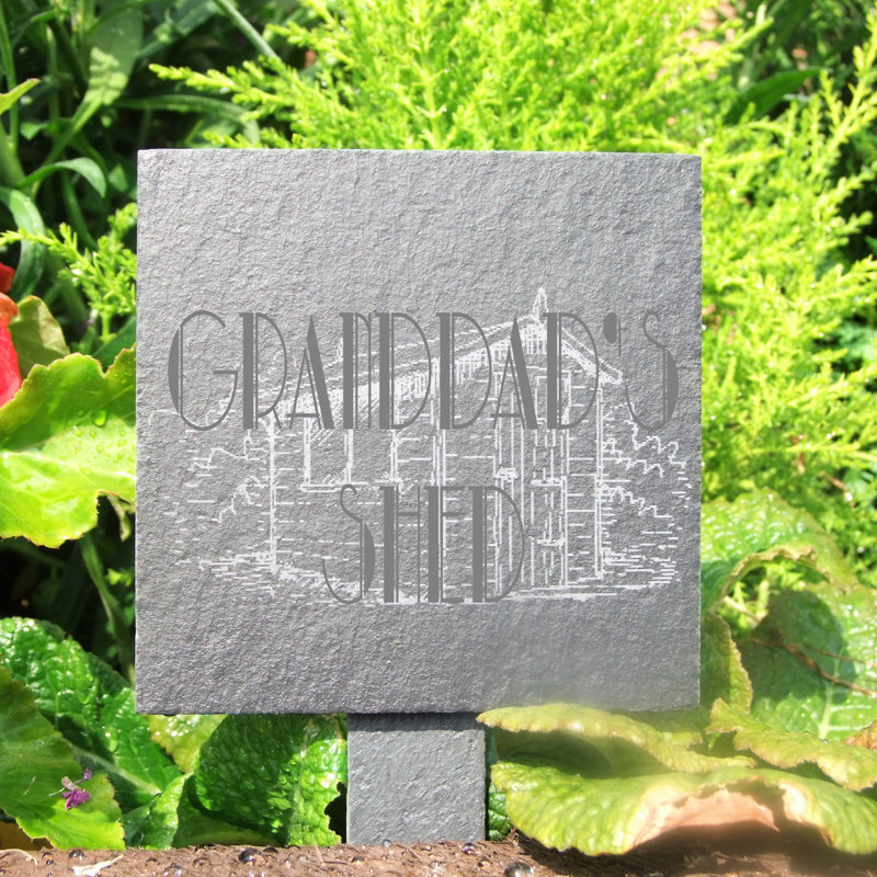 Chadron Stone Plants & Flowers Garden Sign