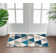 Rubino Modern Geometric Blue/Gray Easy to Clean Area Rug