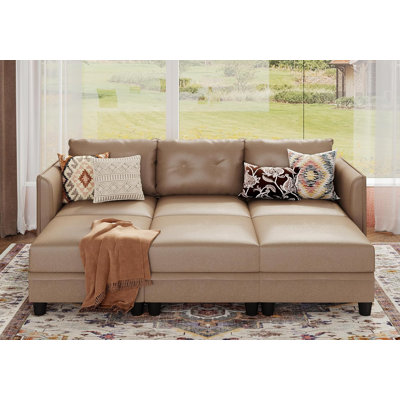 Zendajas 85'' Upholstered Sleeper Sofa