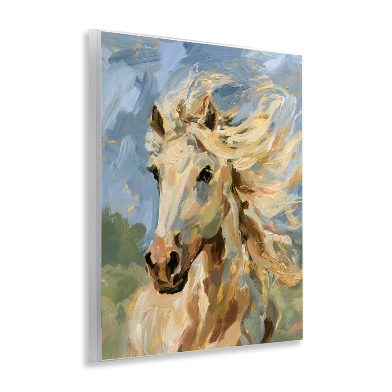  Art mural sur crinière de cheval Windswept par Victoria Barnes