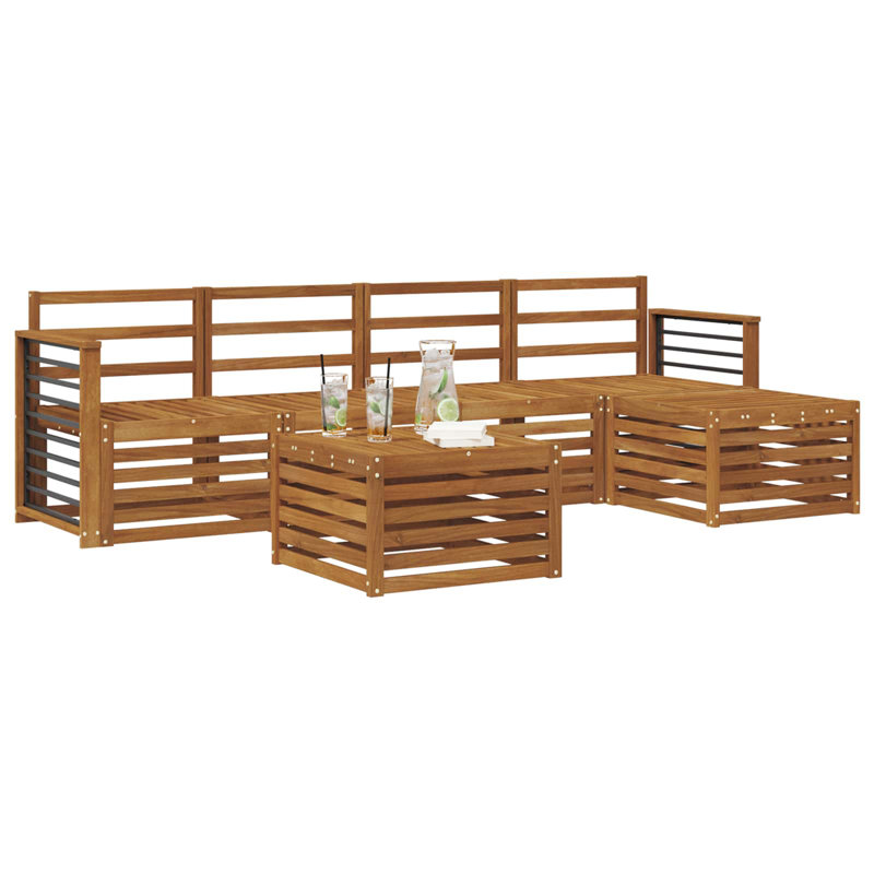 249cm Wide Patio Sectional Set