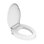 Ryse 3 po Siège de toilette surélevé allongé à fermeture en douceur avec bidet blanc brillant
