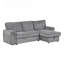 Canapé-lit modulaire Upholstery avec sacs de rangement et 2 porte-gobelets sur les accoudoirs-2091948006