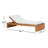 Teri Outdoor Acacia Chaise Lounge