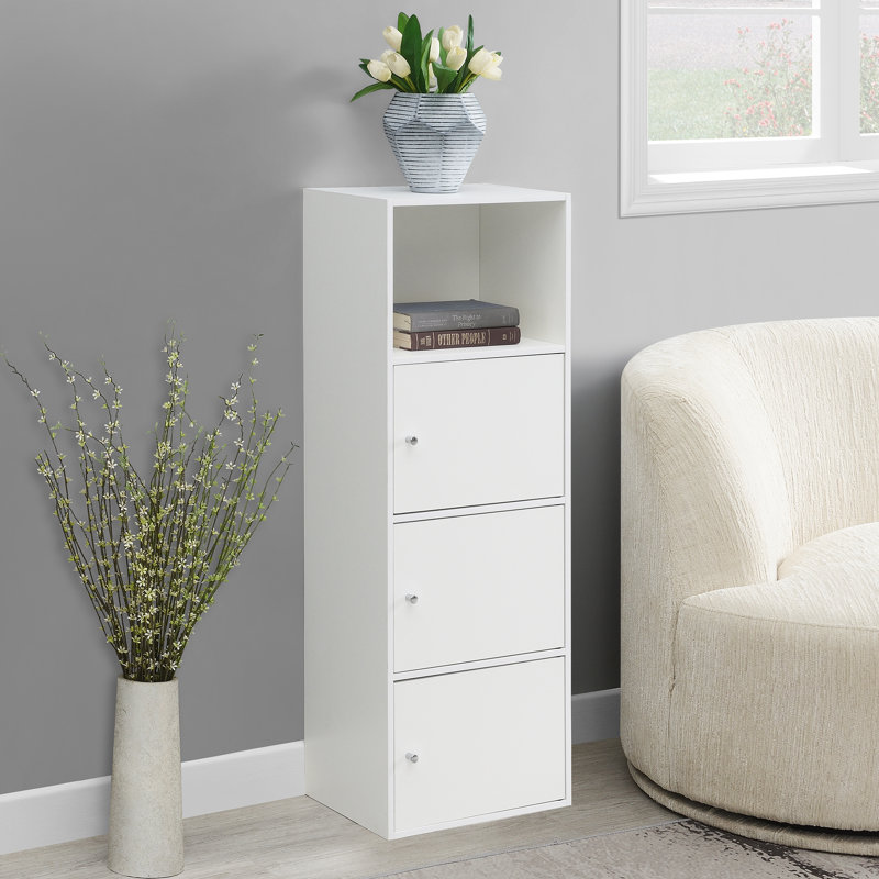 Argonaut 3-Door Accent Cabinets, White