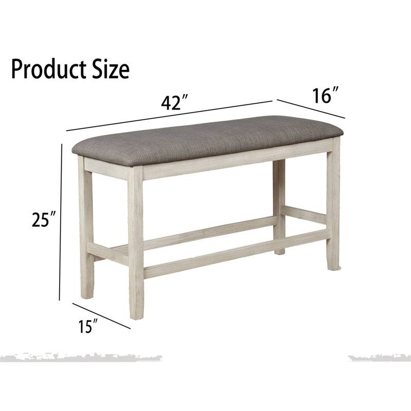 Banc en tissu Natilyn