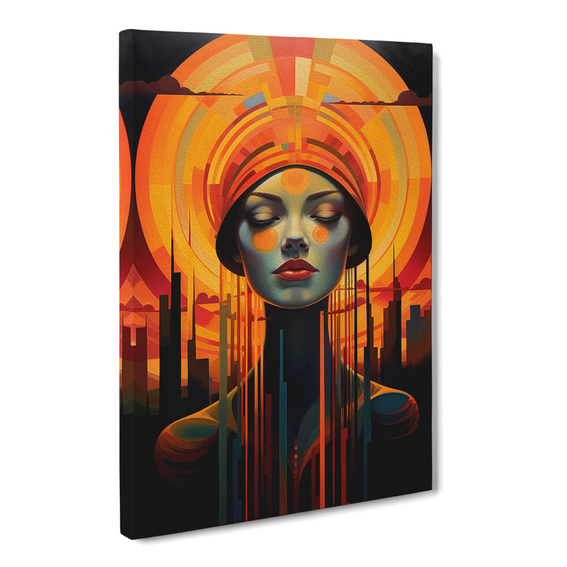 Sunset No.2 - Wrapped Canvas, 76cm H x 50cm W x 3cm D