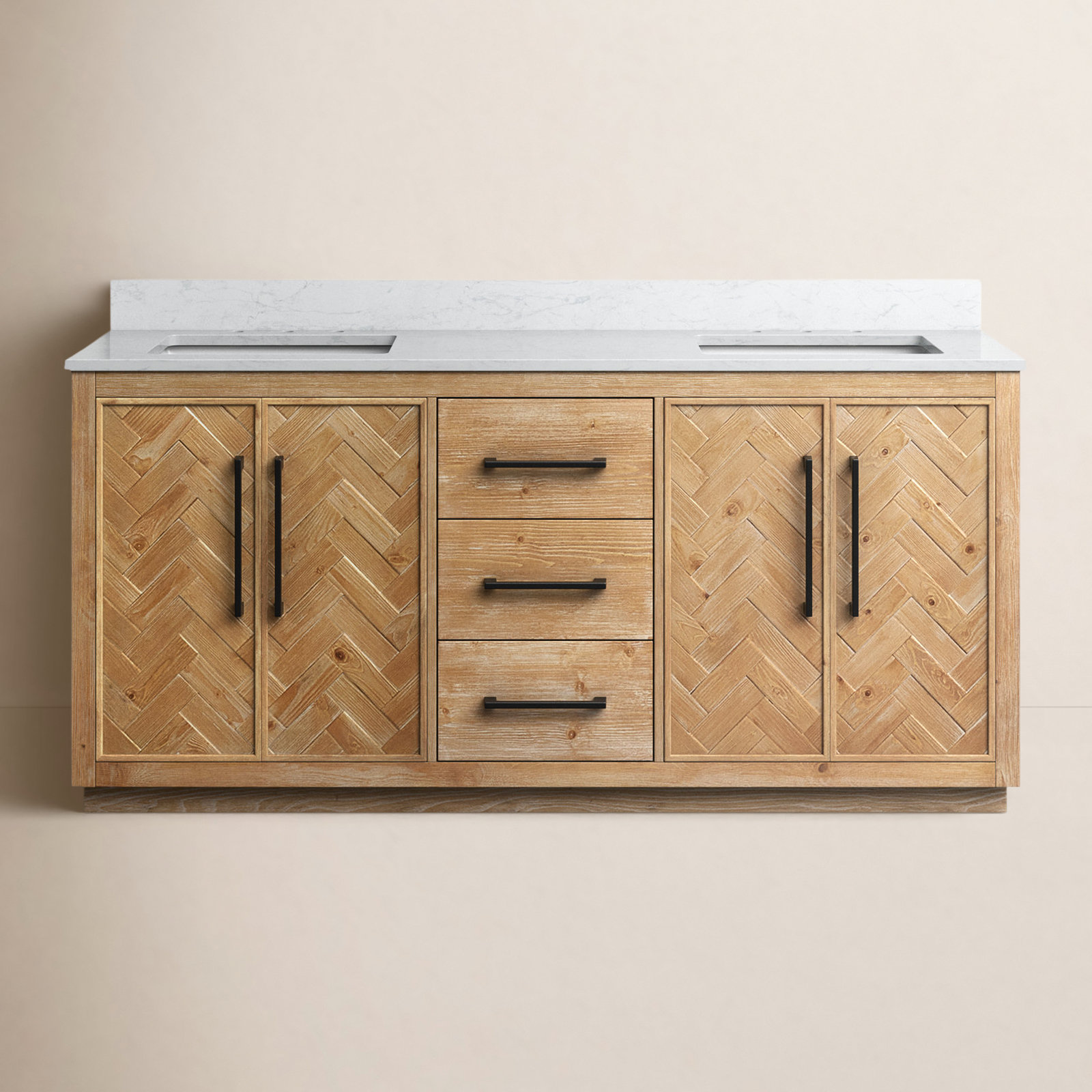 Vinisha 72" Double Bathroom Vanity