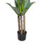Arbre artificiel vert Dracena avec pot en plastique noir